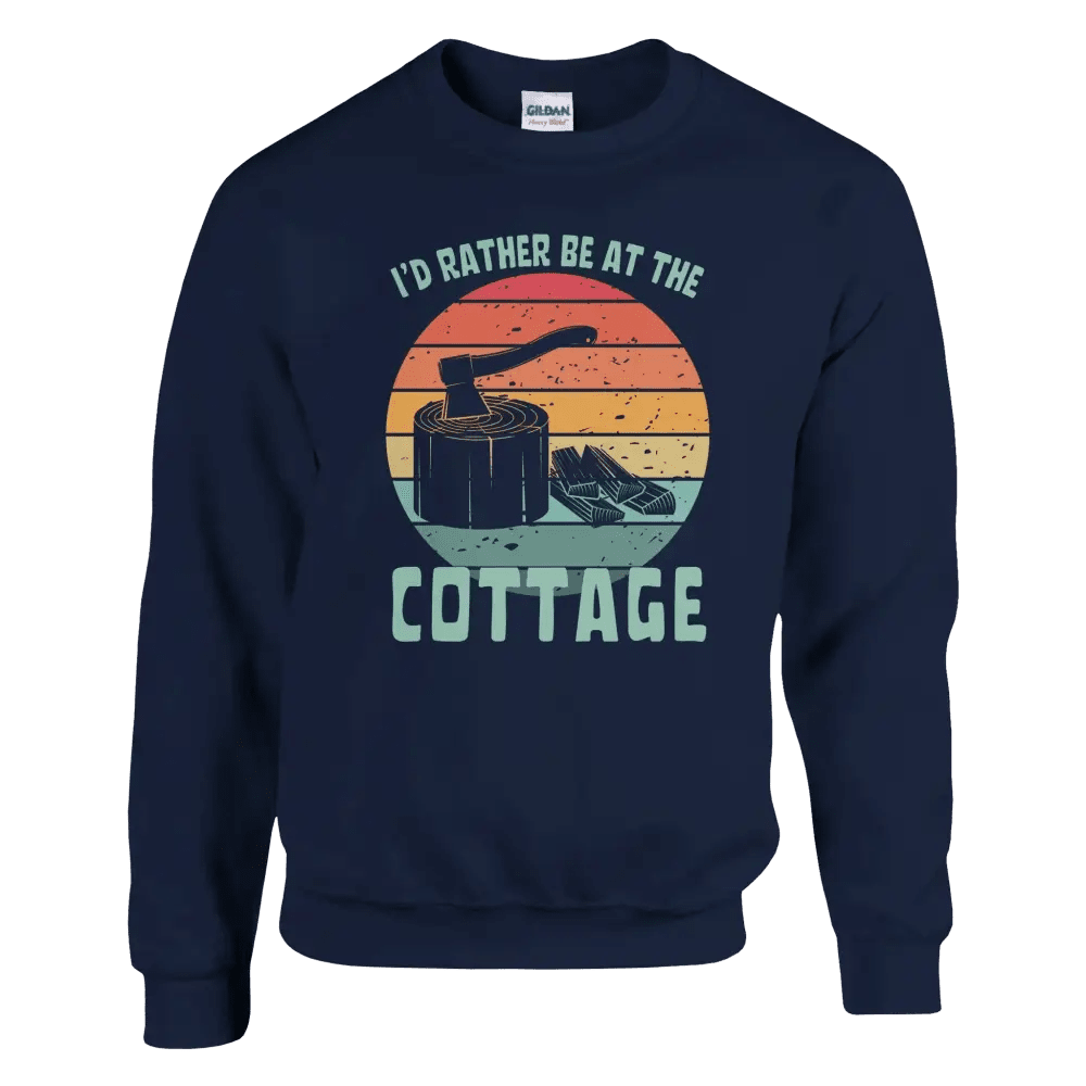 I'd Rather Be At The Cottage 3 - Sweatshirt - Rather Be In Finland