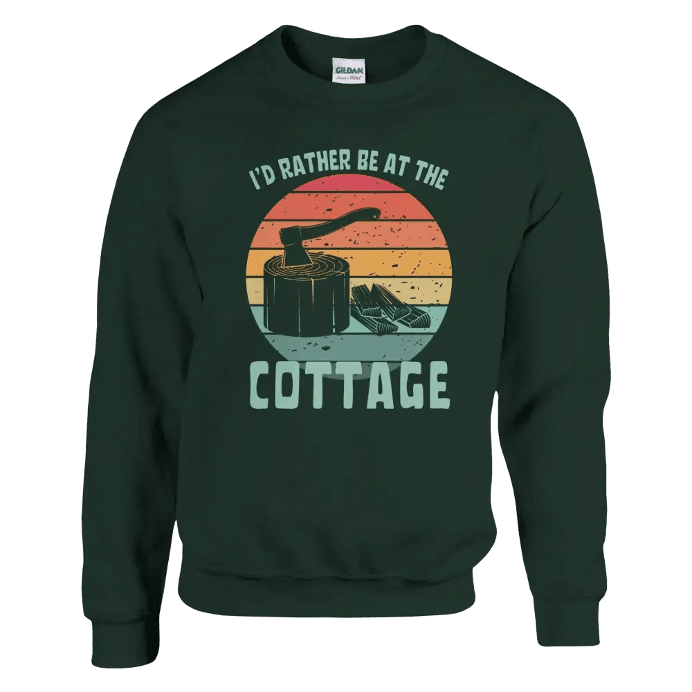 I'd Rather Be At The Cottage 3 - Sweatshirt - Rather Be In Finland