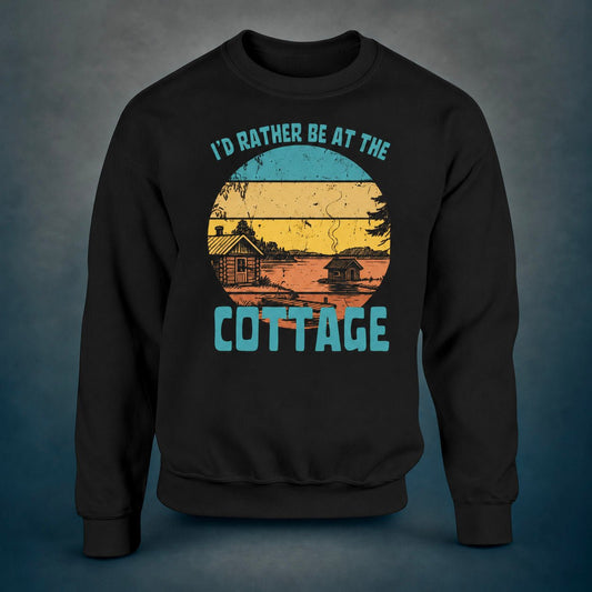 I'd Rather Be At The Cottage 4 - Sweatshirt - Rather Be In Finland