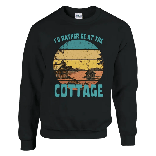 I'd Rather Be At The Cottage 4 - Sweatshirt - Rather Be In Finland