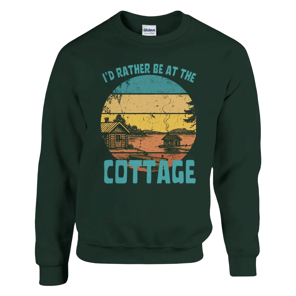 I'd Rather Be At The Cottage 4 - Sweatshirt - Rather Be In Finland
