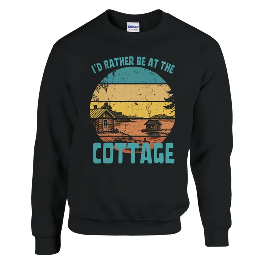 I'd Rather Be At The Cottage 4 - Sweatshirt - Rather Be In Finland
