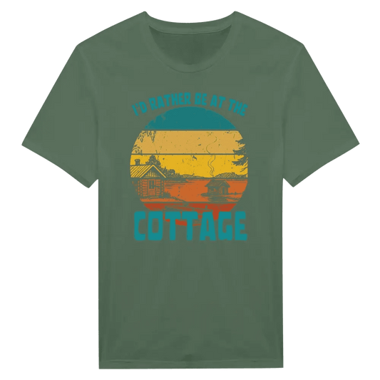 I'd Rather Be At The Cottage 4 - T-shirt - Rather Be In Finland