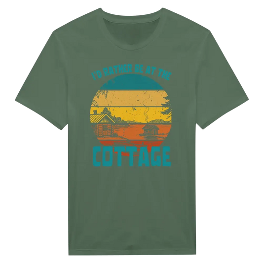 I'd Rather Be At The Cottage 4 - T-shirt - Rather Be In Finland