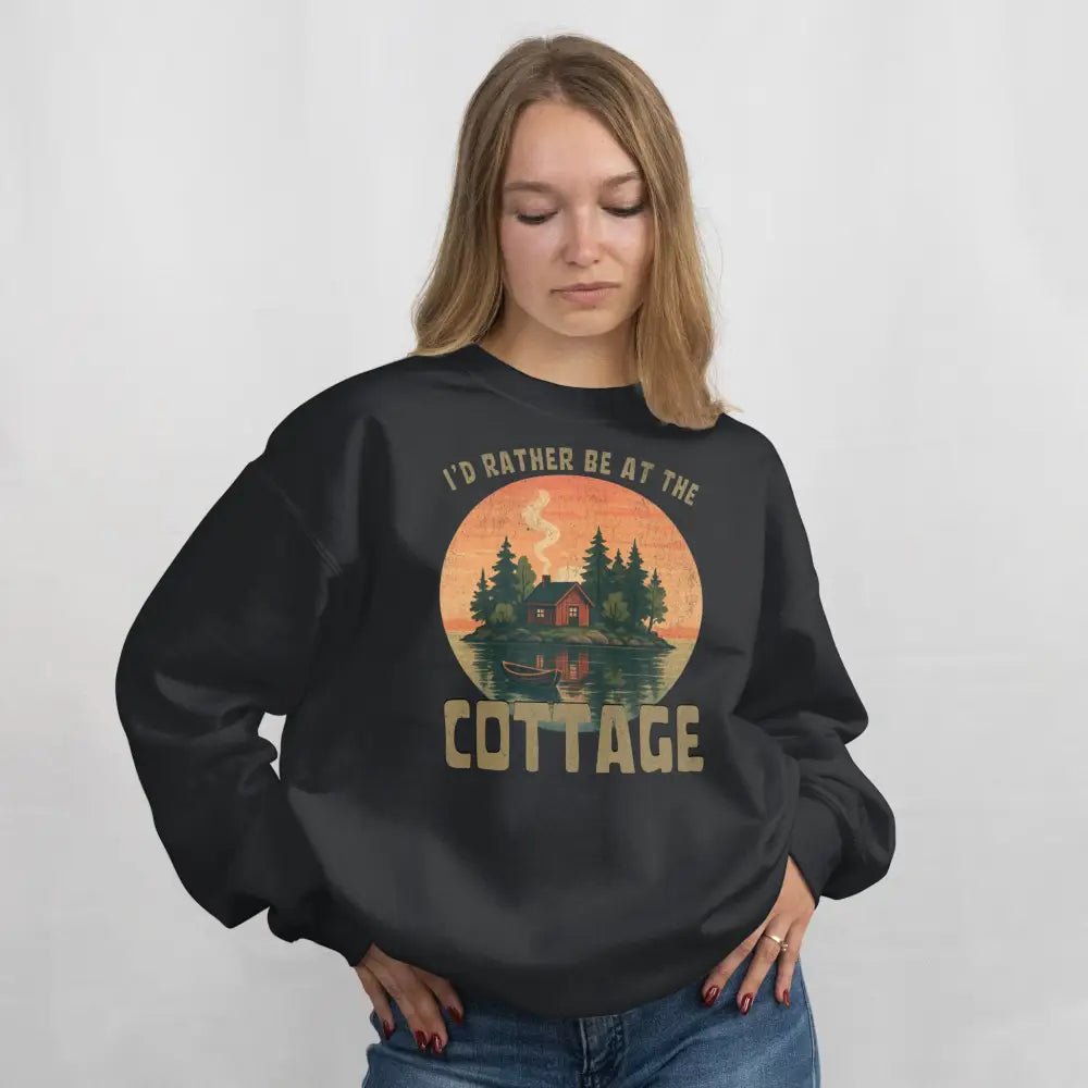 I'd Rather Be At The Cottage 5 - Sweatshirt - Rather Be In Finland