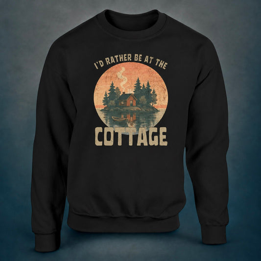 I'd Rather Be At The Cottage 5 - Sweatshirt - Rather Be In Finland