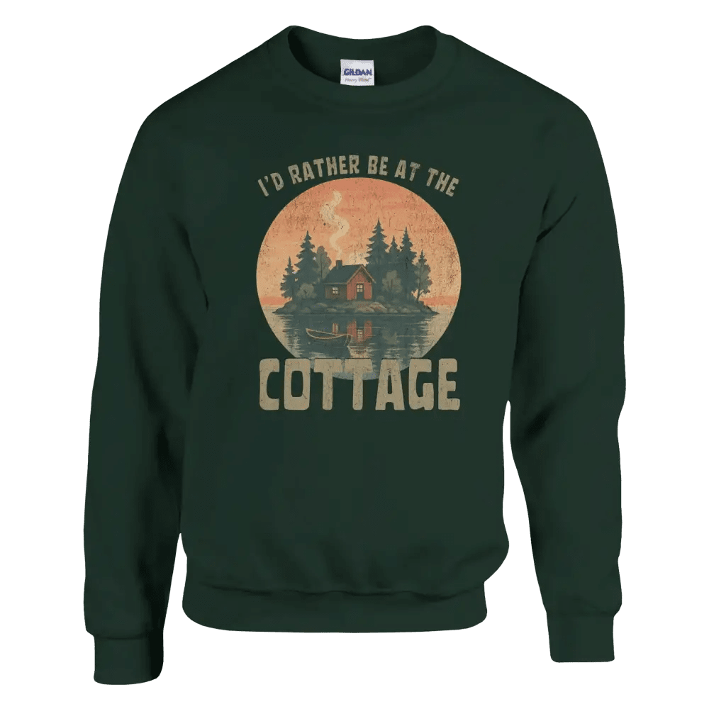 I'd Rather Be At The Cottage 5 - Sweatshirt - Rather Be In Finland