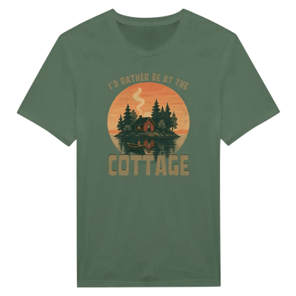 I'd Rather Be At The Cottage 5 - T-shirt - Rather Be In Finland