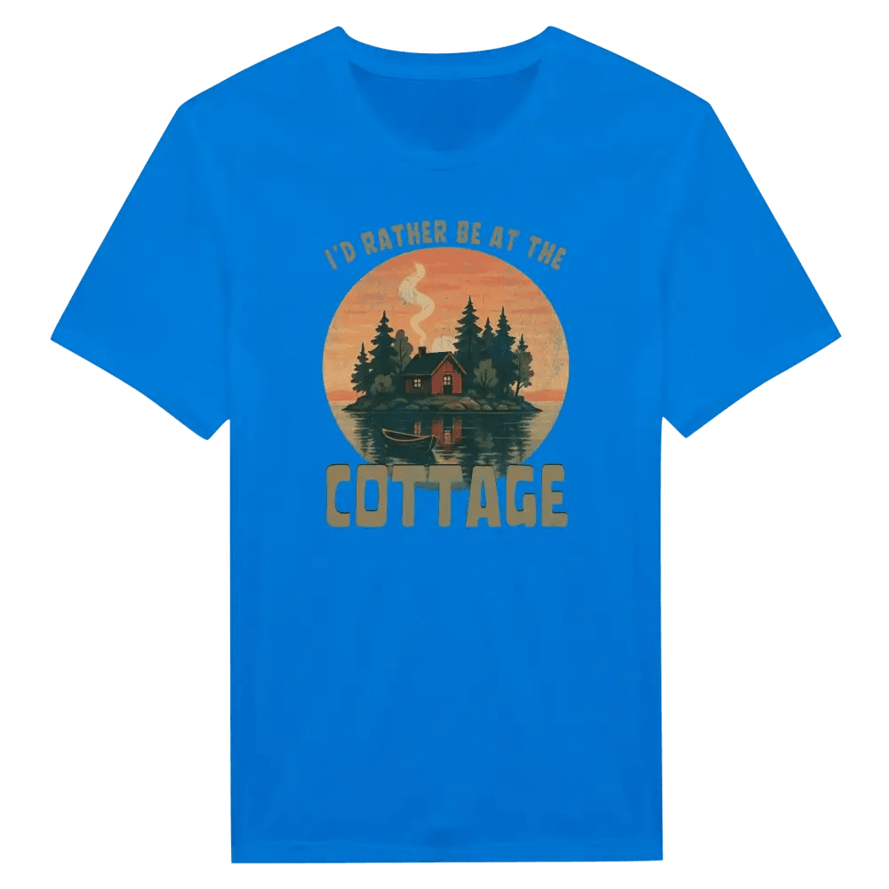I'd Rather Be At The Cottage 5 - T-shirt - Rather Be In Finland