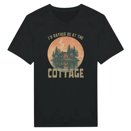 I'd Rather Be At The Cottage 5 - T-shirt - Rather Be In Finland