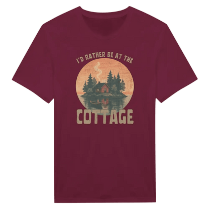 I'd Rather Be At The Cottage 5 - T-shirt - Rather Be In Finland