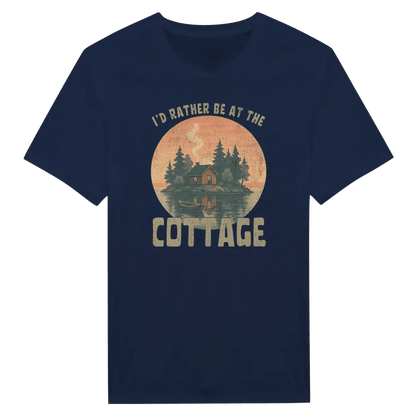 I'd Rather Be At The Cottage 5 - T-shirt - Rather Be In Finland