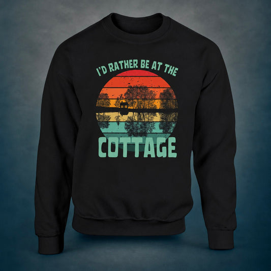 I'd Rather Be at the Cottage - Sweatshirt - Rather Be In Finland