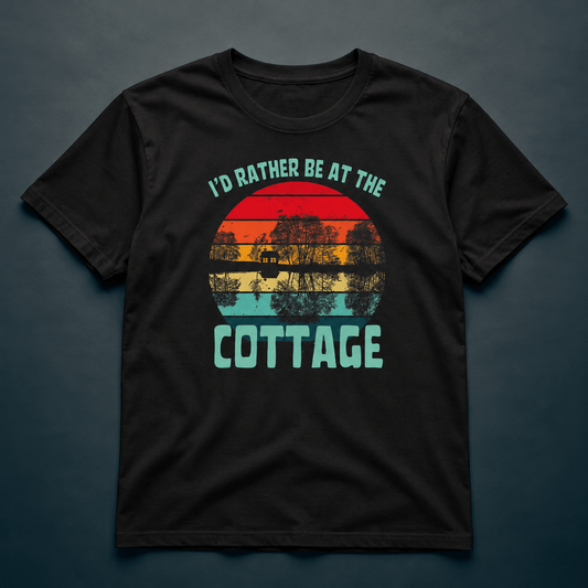 I'd Rather Be At The Cottage - T-Shirt - Rather Be In Finland