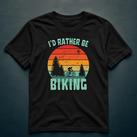 I'd Rather Be Biking - T-Shirt - Rather Be In Finland
