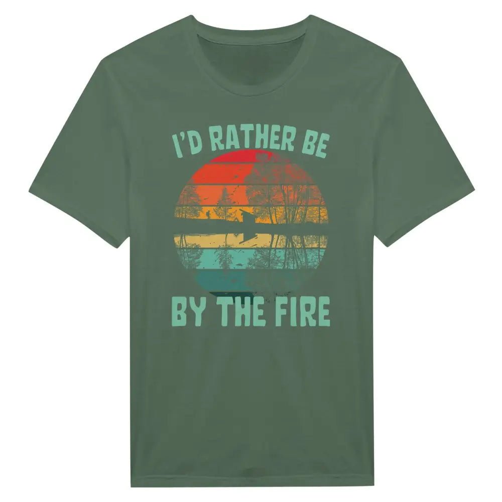 I'd Rather Be By The Fire - T-Shirt - Rather Be In Finland
