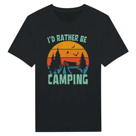 I'd Rather Be Camping - T-Shirt - Rather Be In Finland