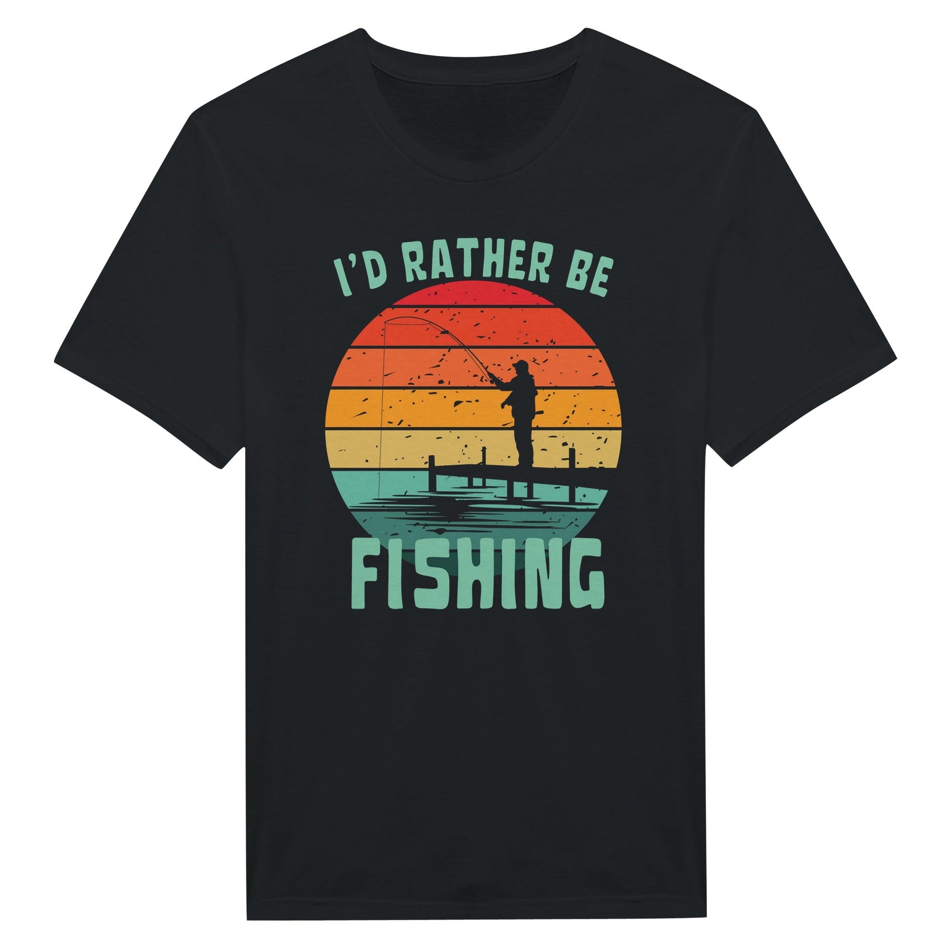 I'd Rather Be Fishing 2 - T-Shirt - Rather Be In Finland