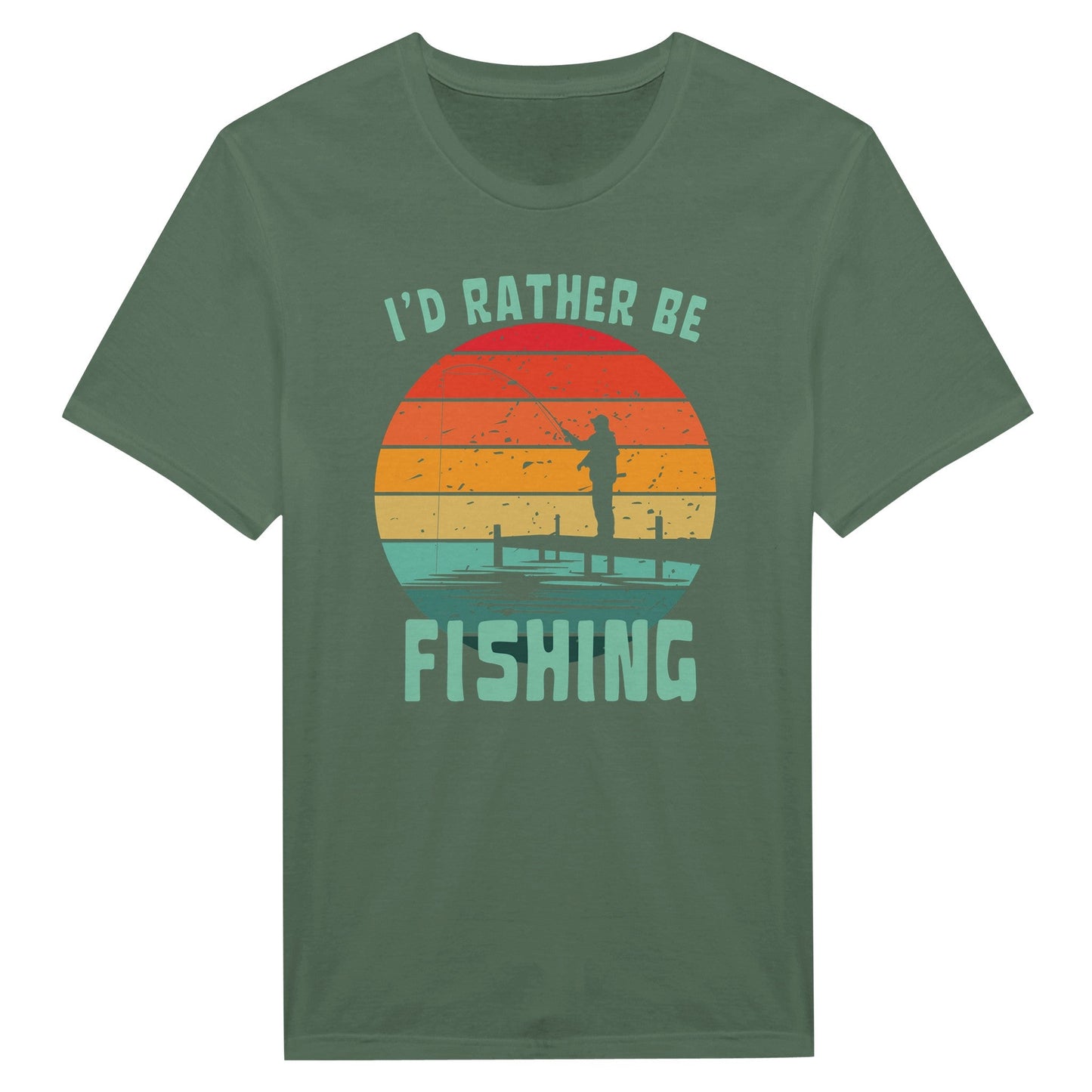 I'd Rather Be Fishing 2 - T-Shirt - Rather Be In Finland