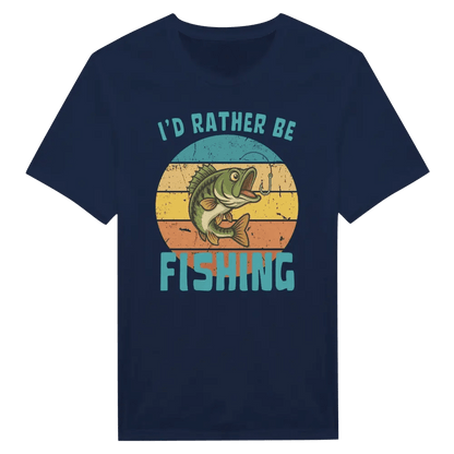 I'd Rather Be Fishing Perch - T-shirt - Rather Be In Finland