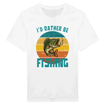 I'd Rather Be Fishing Perch - T-shirt - Rather Be In Finland