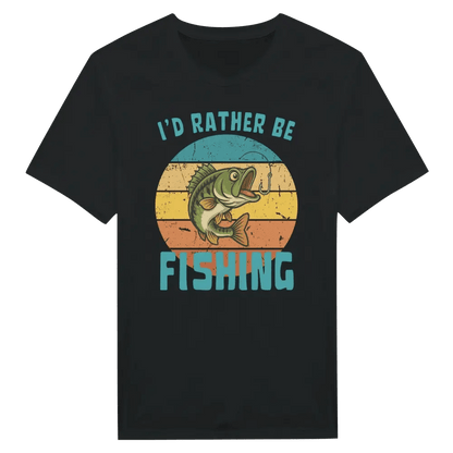 I'd Rather Be Fishing Perch - T-shirt - Rather Be In Finland