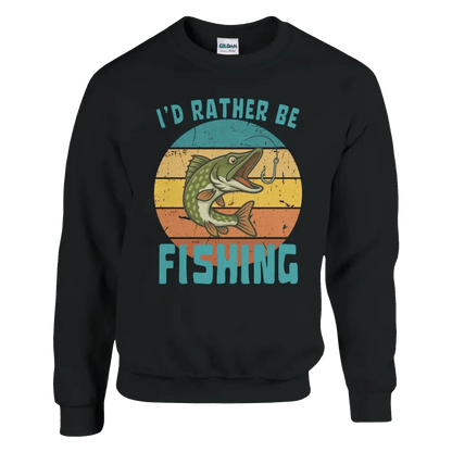 I'd Rather Be Fishing Pike - Sweatshirt - Rather Be In Finland