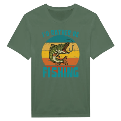 I'd Rather Be Fishing Pike - T-shirt - Rather Be In Finland