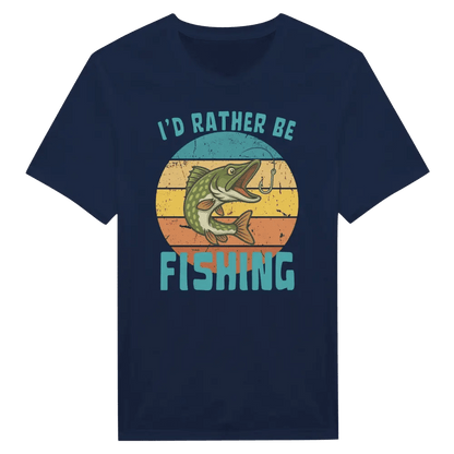 I'd Rather Be Fishing Pike - T-shirt - Rather Be In Finland