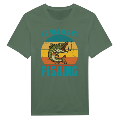 I'd Rather Be Fishing Pike - T-shirt - Rather Be In Finland