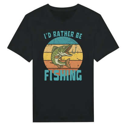 I'd Rather Be Fishing Pike - T-shirt - Rather Be In Finland