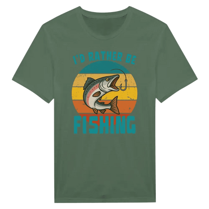 I'd Rather Be Fishing Salmon - T-shirt - Rather Be In Finland