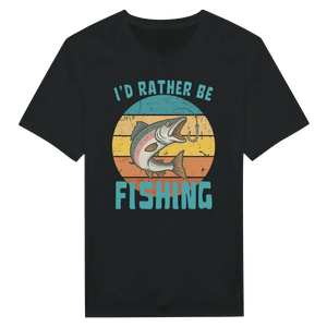 I'd Rather Be Fishing Salmon - T-shirt - Rather Be In Finland