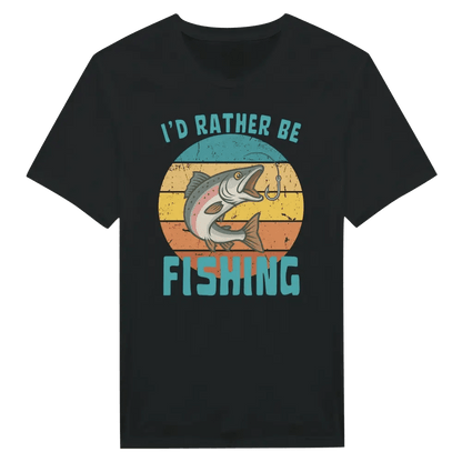 I'd Rather Be Fishing Salmon - T-shirt - Rather Be In Finland