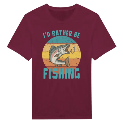 I'd Rather Be Fishing Salmon - T-shirt - Rather Be In Finland