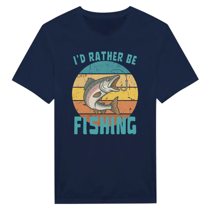 I'd Rather Be Fishing Salmon - T-shirt - Rather Be In Finland