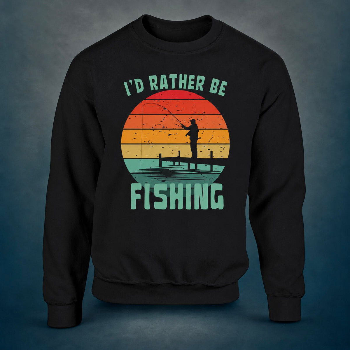 I'd Rather Be Fishing - Sweatshirt - Rather Be In Finland