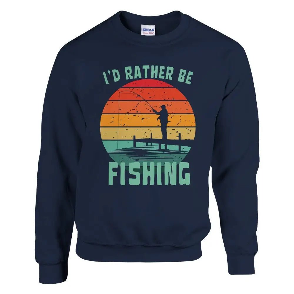 I'd Rather Be Fishing - Sweatshirt - Rather Be In Finland