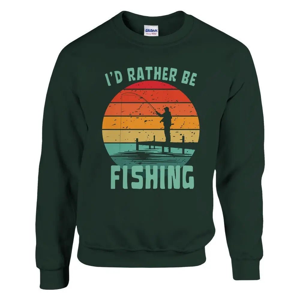 I'd Rather Be Fishing - Sweatshirt - Rather Be In Finland