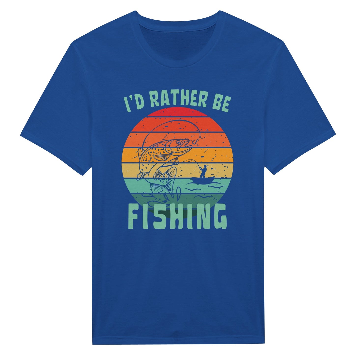 I'd Rather Be Fishing - T-Shirt - Rather Be In Finland