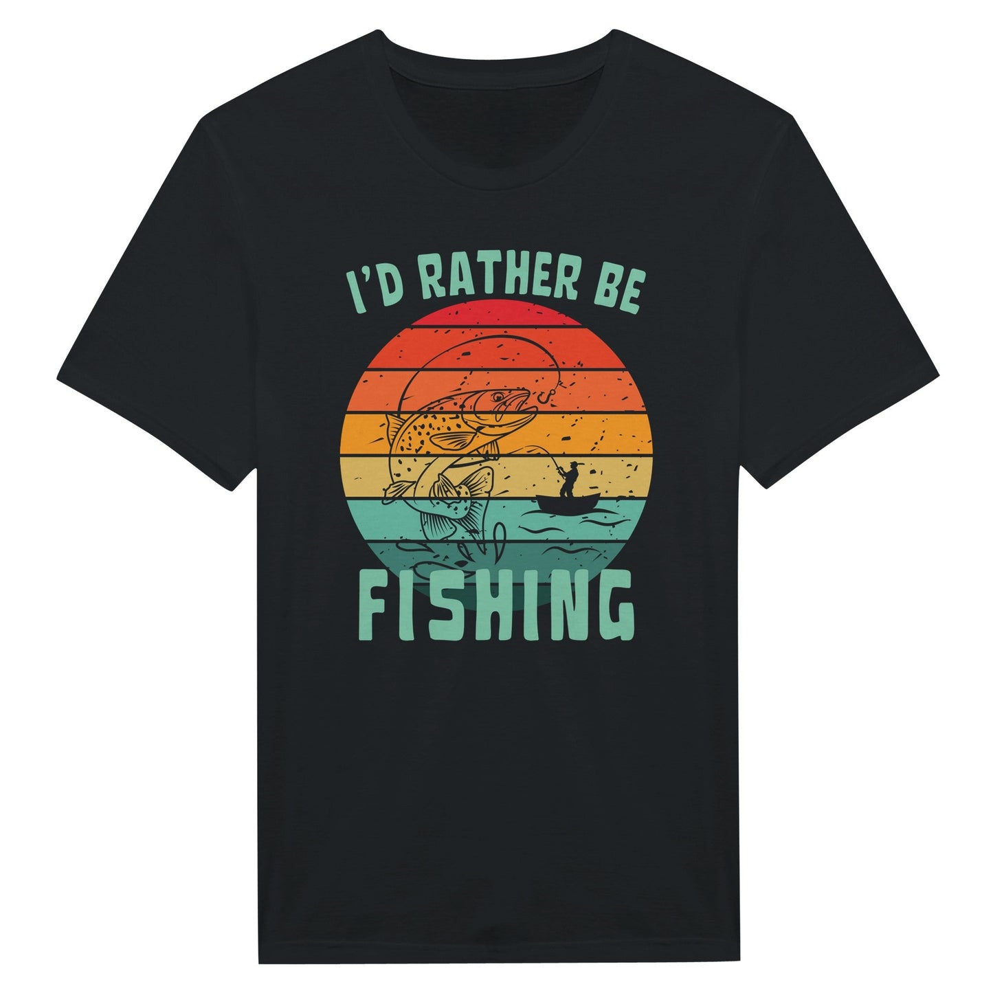 I'd Rather Be Fishing - T-Shirt - Rather Be In Finland