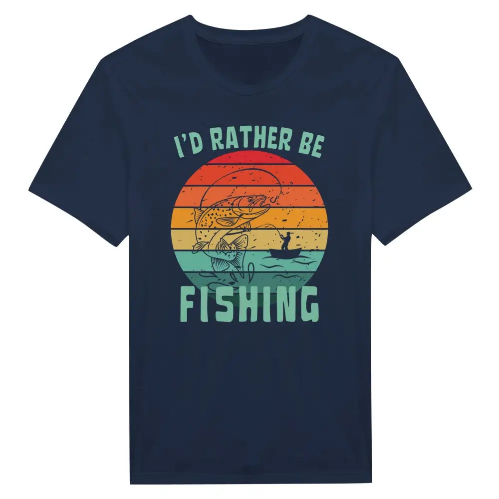 I'd Rather Be Fishing - T-Shirt - Rather Be In Finland