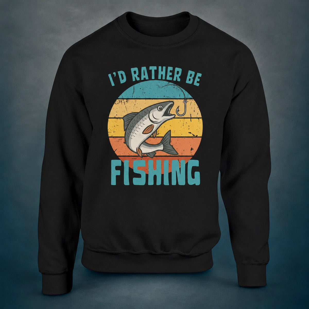 I'd Rather Be Fishing Whitefish - Sweatshirt - Rather Be In Finland
