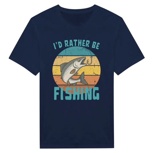 I'd Rather Be Fishing Whitefish - T-shirt - Rather Be In Finland