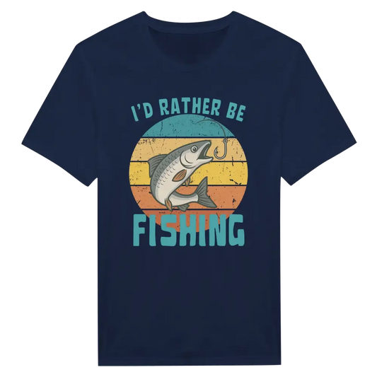 I'd Rather Be Fishing Whitefish - T-shirt - Rather Be In Finland