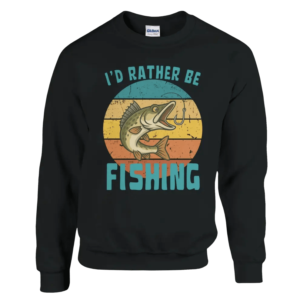 I'd Rather Be Fishing Zander - Sweatshirt - Rather Be In Finland