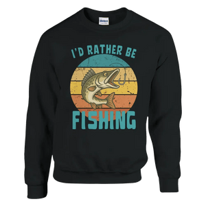 I'd Rather Be Fishing Zander - Sweatshirt - Rather Be In Finland