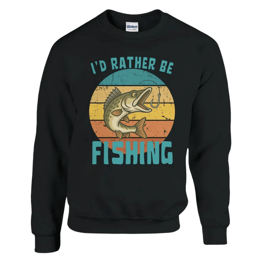 I'd Rather Be Fishing Zander - Sweatshirt - Rather Be In Finland