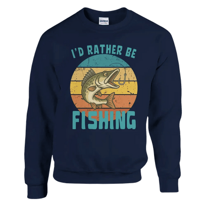 I'd Rather Be Fishing Zander - Sweatshirt - Rather Be In Finland