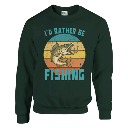 I'd Rather Be Fishing Zander - Sweatshirt - Rather Be In Finland